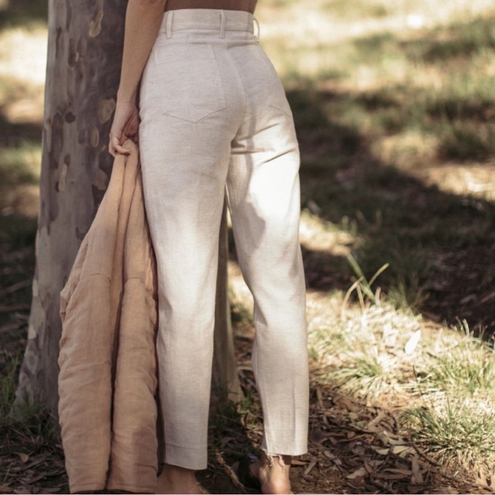 Ozma Kate straight leg jeans size 27 in Putty